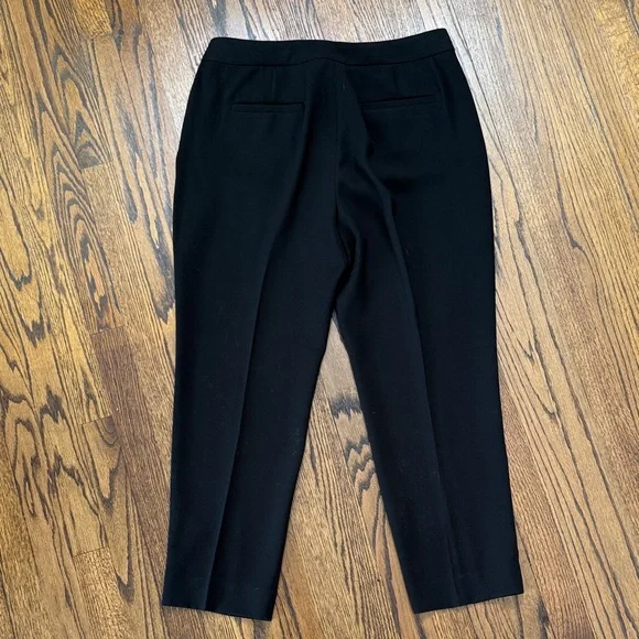 B25 J. Crew Women 365 12 Classic Black Cropped Dress Pants Business Prep Office - Picture 4 of 4